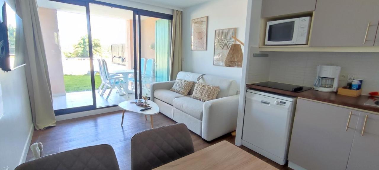 Chez Adriana Appartement Cosy Avec Jardin, Proche Plage Grimaud Exteriör bild